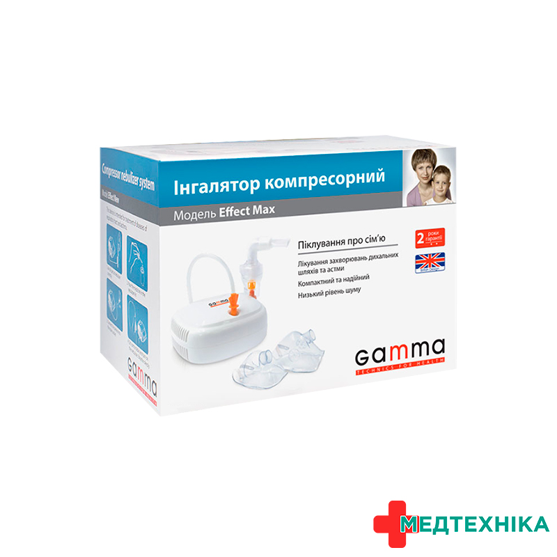 Компресорний інгалятор тм Gamma Effect Max