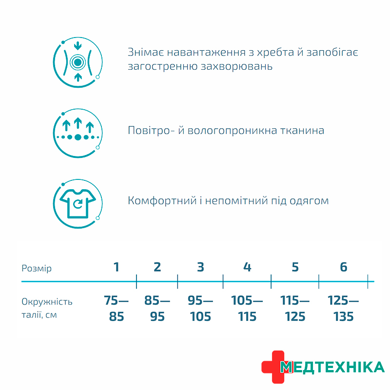 Бандаж підтримуючий жорсткий тм АЛКОМ