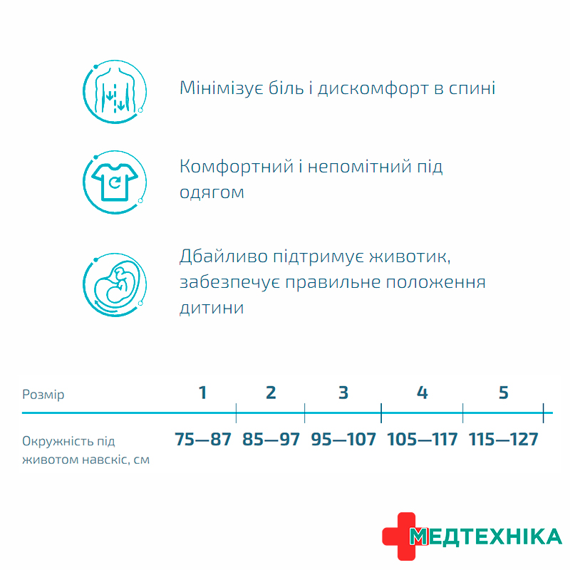 Бандаж ДО- та післяпологовий «ЄВРО» тм АЛКОМ